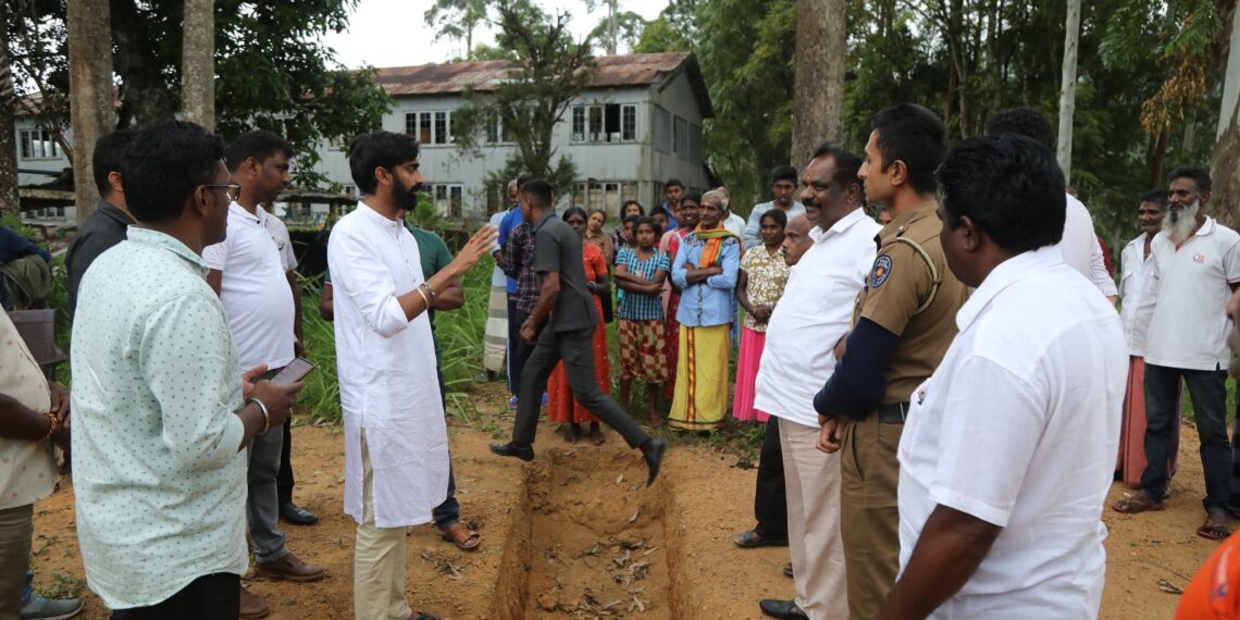 நோர்வூட் நியூவெளி பகுதியில் அமைச்சர் ஜீவனின் அதிரடி