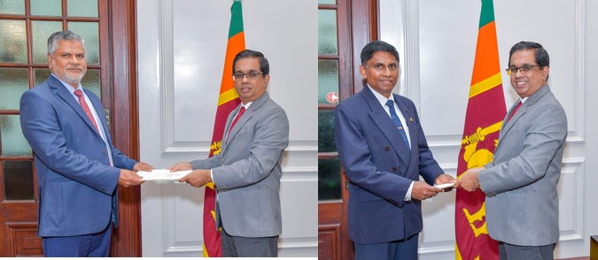 இரண்டு அமைச்சுக்களுக்கு புதிய செயலாளர்கள் நியமனம்