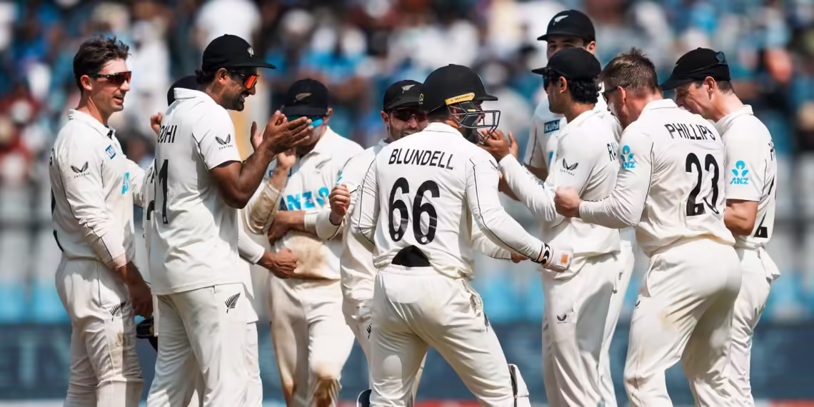 இந்தியாவில் இந்தியாவை வெள்ளையடிப்பு செய்த முதல் அணியாக நியூசிலாந்து மாற்றம்
