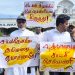 யாழ் செம்மணி படுகொலைக்கு எதிர்ப்பு தெரிவித்து கொழும்பில்  போராட்டம்
