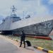 அமெரிக்காவின் USS Santa Barbara கப்பல்  இலங்கையில்