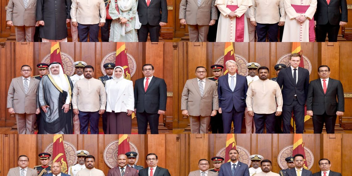 இலங்கைக்கான புதிய தூதுவர்கள் மற்றும் உயர்ஸ்தானிகர்கள் நியமனம்