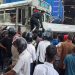 தனியார் பஸ்-  பாடசாலை சேவையிலிருந்த வேன் நேருக்கு நேர் மோதி விபத்து.
