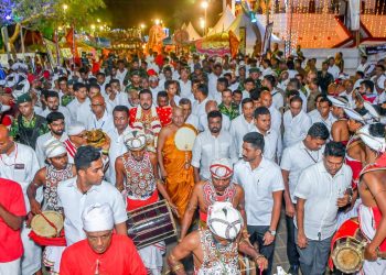 கதிர்காமம் மகா தேவாலயத்தின் எசல பெரஹராவில் ஜனாதிபதி பங்கேற்பு