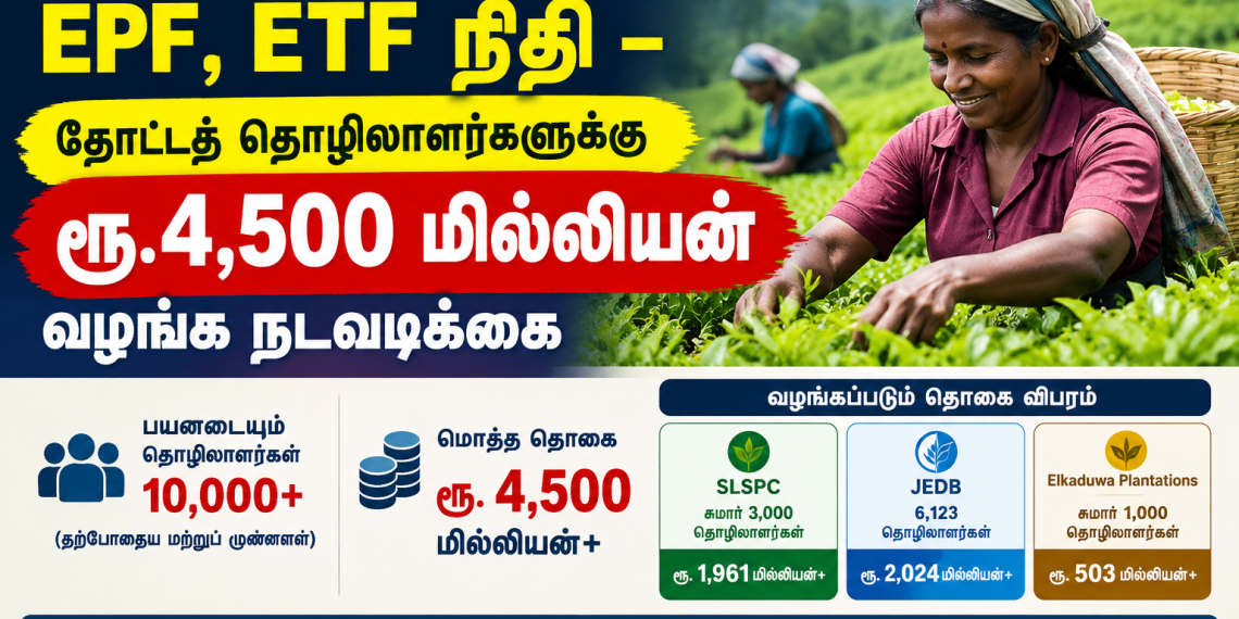 தோட்டத்தொழிலாளர்களின் ETF, EPF நிலுவைத்தொகையை வழங்க நடவடிக்கை…