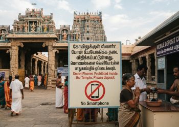 தமிழக ஆலயங்களில் ஸ்மார்ட் போன்களை பயன்படுத்த தடை