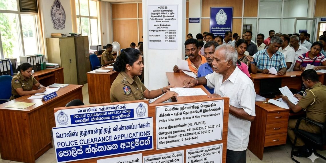 பொலிஸ் நற்சான்றிதழ் பெறுவதில் சிக்கல் – புதிய தொலைபேசி இலக்கங்கள்